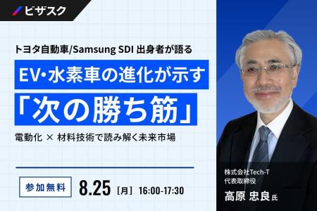 【 8/25 (月) 16:00 】トヨタ自動車 / Samsung SDI 出