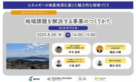 三ッ輪ホールディングスと瀬戸内市が共同ウェビナーを
