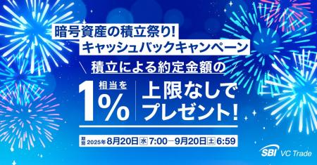 暗号資産の積立祭り！キャッシュバックキャンペーン