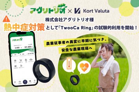 株式会社アグリトリオ、熱中症対策として「TwooCa Rin
