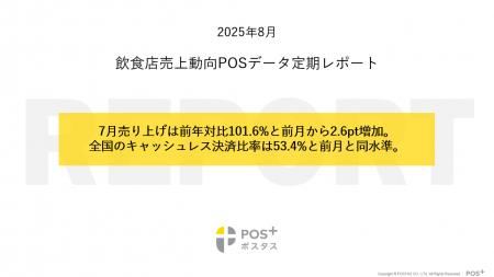 クラウド型モバイルPOSレジ「POS＋（ポスタス）」飲食