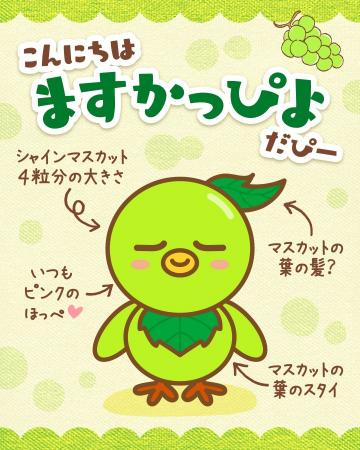 かむかむ シャインマスカット 新キャラクター誕生