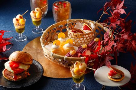 モンブランや秋の実りを味わう『月灯りのお月見スイー