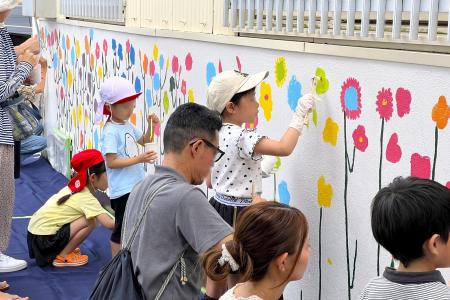“暑さに効くアート”で地域をカラフルに！宮崎市の子ど