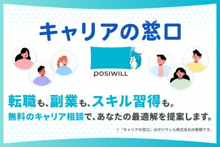 ポジウィル、一人ひとりに合わせたキャリアの解決策マ