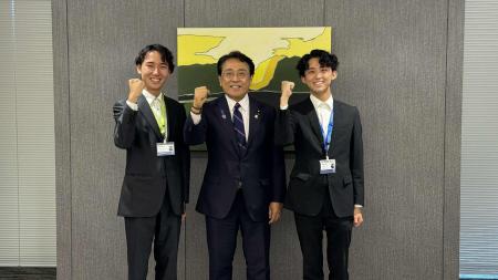 赤澤スタートアップ担当相が株式会社NAGARAを視察に訪
