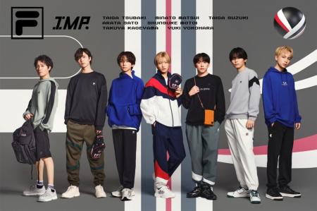 FILAのブランドアンバサダー「IMP.」が着用する2025　