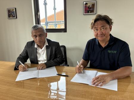 ROY株式会社、インドネシア農業省 IKAMAJAと覚書utf-8