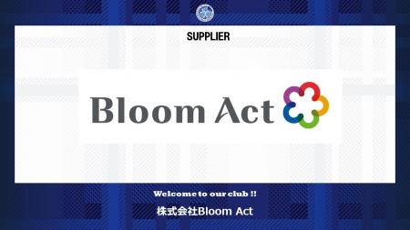 株式会社Bloom Actとのサプライヤー契約締結のご案内