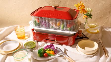 せいろいらず！火を使わず、快適に本格蒸し料理。BRUN