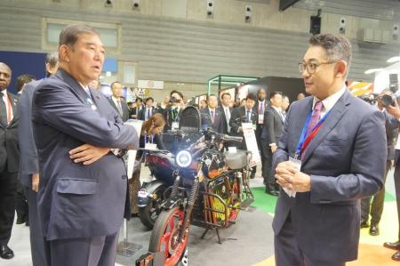 第9回アフリカ開発会議（TICAD 9） ムサシブースに石