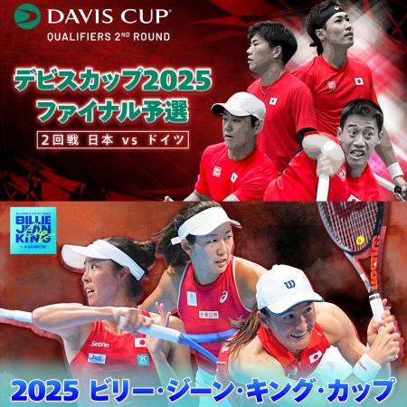 松岡修造が解説＆錦織圭が参戦する『デビスカップ2025