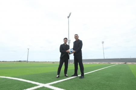 福留開発株式会社の協力により「Tiger Football Field