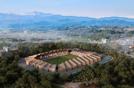 VUILD、スポーツXと循環型木造スタジアムの構想を公開 VUILD、スポーツXと循環型木造スタジアムの構想を公開