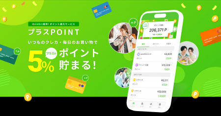 あらゆるクレジットカードで+5%還元! 「プラスPOIN あらゆるクレジットカードで+5%還元! 「プラスPOIN