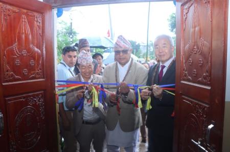 ネパール・コシ州モラン郡に新たに開館する「コミュニ ネパール・コシ州モラン郡に新たに開館する「コミュニ