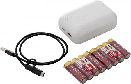 10年後のことまで考えた乾電池式スマホ充電器『2utf-8