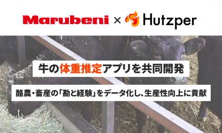 製造業向けAI技術のフツパー、丸紅と牛の体重推定アプ