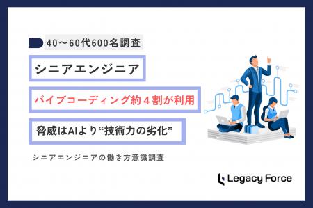 バイブコーディング、40~60代エンジニアの約4割が利 バイブコーディング、40~60代エンジニアの約4割が利