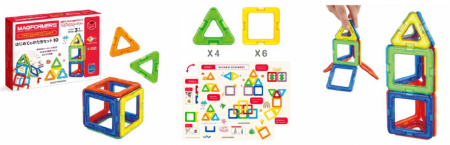 数学センスを育む図形遊びブロック「マグ・フォutf-8