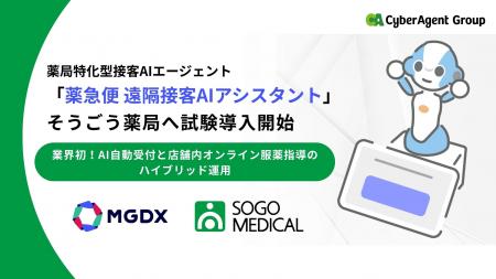 業界初！AI自動受付と店舗内オンライン服薬指導のハイ