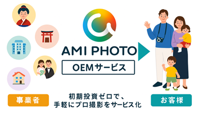 AMI PHOTO撮影OEM導入相談が2か月で50社に急増