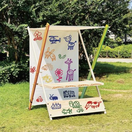 東京・木場公園で「スタンド装飾ワークショップutf-8