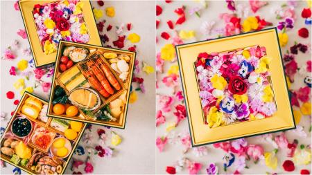 蓋をあけると満開の“食べられる花”。昨年好評だった「 蓋をあけると満開の“食べられる花”。昨年好評だった「