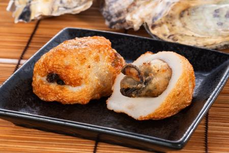 【磯揚げまる天】国産牡蠣を使用した“まる天本店限定