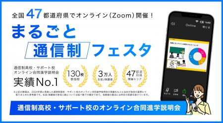 通信制高校の生徒数30万人超を背景に、合同説明会「ま