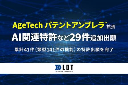 「AgeTech パテントアンブレラ(TM)」拡張:AI関連特許 「AgeTech パテントアンブレラ(TM)」拡張:AI関連特許