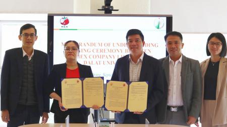 HOLUSベトナム法人AGRIEX社、ベトナム公立ダラット大