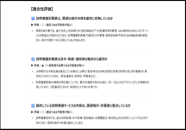 訪問看護の「記録」と「計画」をAIで自己点検――GPT-4o