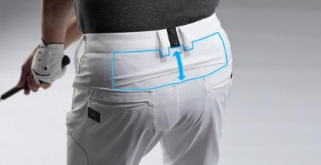 “秋冬ゴルフの新定番”寒さに負けない腰部保護ベルト一