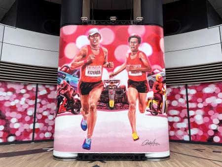 本日開幕 東京2025世界陸上5作品壁画のラストは、Hond 本日開幕 東京2025世界陸上5作品壁画のラストは、Hond