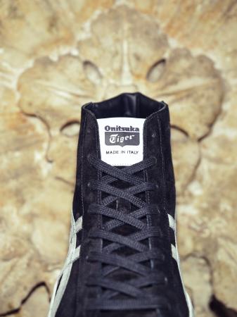 オニツカタイガー、ヘリテージモデルをイタリアンレザ