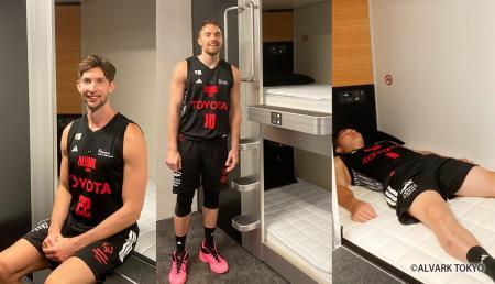 マニフレックスがアルバルク東京新ホームアリーナに寝