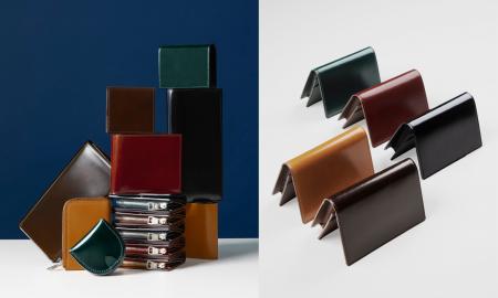 緻密できめ細かな革肌と美しい光沢の「コードバン」シ 緻密できめ細かな革肌と美しい光沢の「コードバン」シ