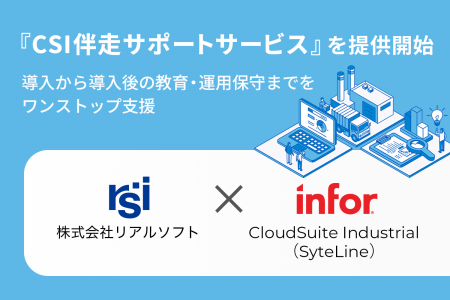 リアルソフト、インフォアジャパンと合意のもと『CSI リアルソフト、インフォアジャパンと合意のもと『CSI