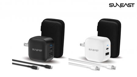 SUNEAST、窒化ガリウム採用でケーブル、ポーチ付属の