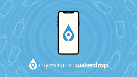 アプリで海のプラごみ削減！mymizuとwaterdrop(R)が 