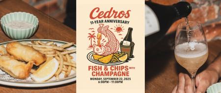 代官山のシーフードレストラン「CEDROS」がシャンパー