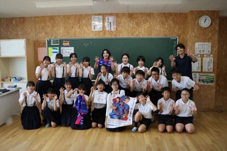 【PFUブルーキャッツ石川かほく×学校給食】選手による 【PFUブルーキャッツ石川かほく×学校給食】選手による