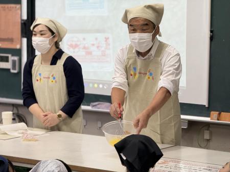 社長が母校で講師に
「マヨネーズ教室」で食のutf-8