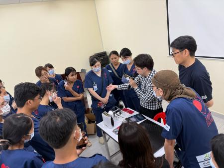 カンボジアの医療支援体制強化に向けて、現地医療従事