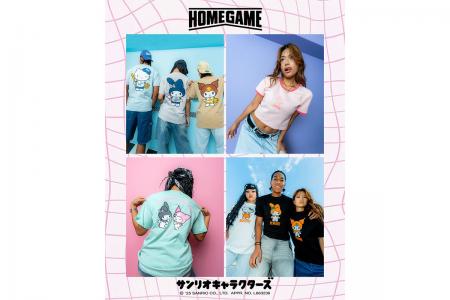 「サンリオキャラクターズ」とHOMEGAMEによるコラボレ