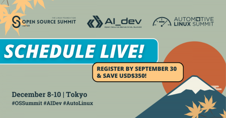 Open Source Summit Japan、AI_dev、Automotive Linux