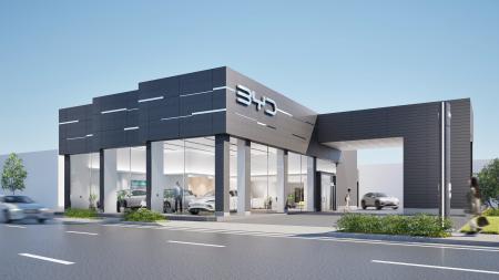 山陰地方初出店のBYD正規ディーラー店舗　「BYD AUTO 