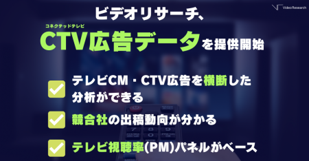 ビデオリサーチ、『CTV広告データ』を10月より提utf-8