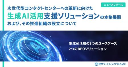 次世代型コンタクトセンターへの革新に向けた生成AI活